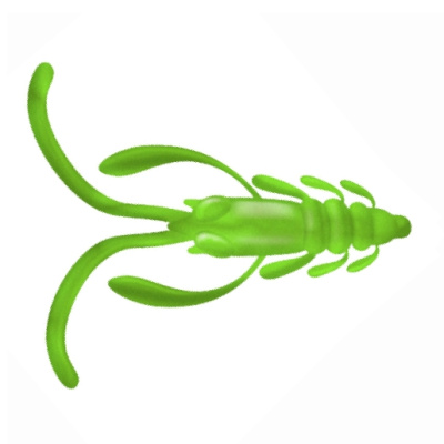 Приманка ZUB-NIMFA 45мм(1,8")-8шт, (цвет 401) зеленый