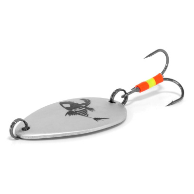 Колеб.станд.  Ложка Мультиколор(15гр; 5 см) цв. 08 серебро матовое