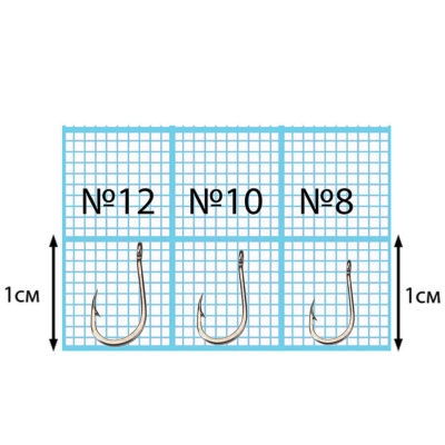 Крючок Dunaev Classic 214 #10 (упак. 9 шт)