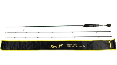 Удилище спиннинговое FARIO NT-2TIPS, 2 секции, длина 1,80 м, 2 хлыста (цельн. 0,5-5 г, полая 1-7 г)