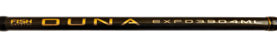 Удилище фидерное "DUNA" тест до 80GR,3,90м, 3+3 (2oz, 1,5oz ,1oz Carb.)Carb 30T+40T