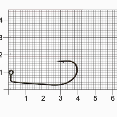 Крючок Dunaev Jig 301 # 2/0 (упак. 5 шт)