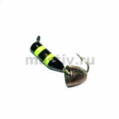 Безнасадка 2 пчёлка зелёный, латунь конус, 0,4гр. (хамелеон)
