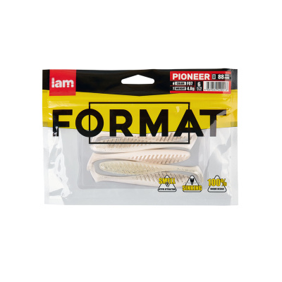 Силиконовая приманка FORMAT PIONEER 88mm (6шт.) цвет F07