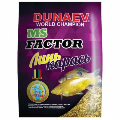 Прикормка "DUNAEV-MS FACTOR" 1кг Линь Карась Прикормка "DUNAEV-MS FACTOR" 1кг Линь Карась