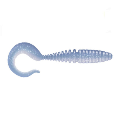 Приманка ZUB-TWIST  90мм(3,5")-5шт, (Цвет 406) голубой верх - перламутр низ