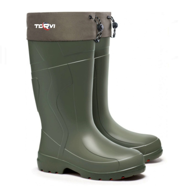 Сапоги "TORVI" Т-25 из ПМ (ЭВА) с подошвой ТЭП и вкладышем: -25С, цвет: Олива, размер: 46/47 (5 пар)