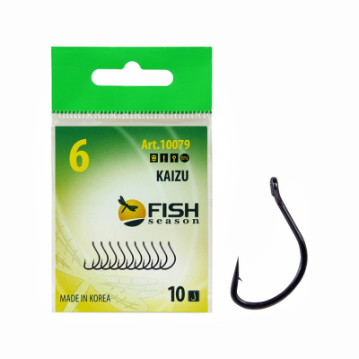 Крючок FS KAIZU №14 с ушком, покрытие BN (10 шт) Крючок FS KAIZU №14 с ушком, покрытие BN (10 шт)