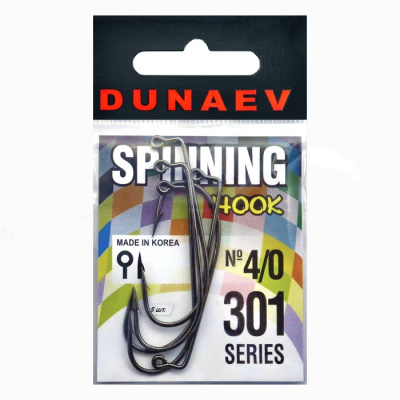 Крючок Dunaev Jig 301 # 4/0 (упак. 5 шт)