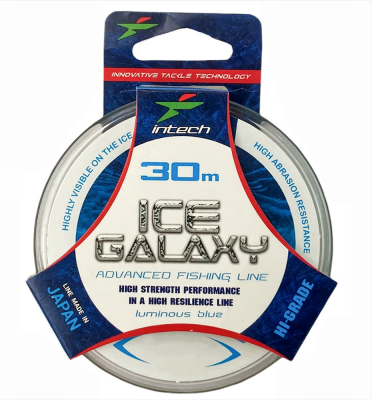 Леска Intech Ice Galaxy 30м голубая (0,167mm (2,45kg )) Леска Intech Ice Galaxy 30м голубая (0,167mm (2,45kg ))