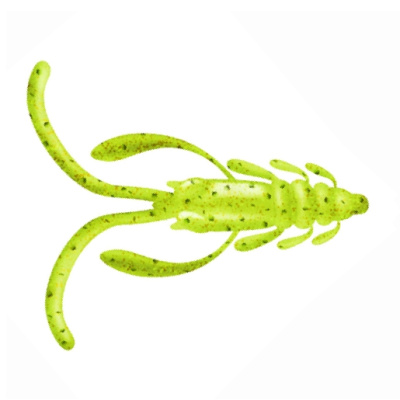 Приманка ZUB-NIMFA 45мм(1,8")-8шт, (цвет 351) шартрез с блестками