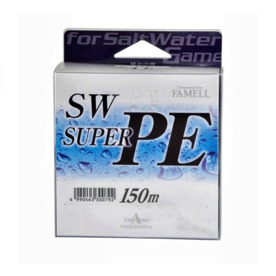 Леска плетеная YAMATOYO SW SUPER PE 150m (blue) #0.8 (8 Lb)