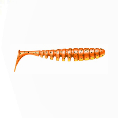 Приманка ZUB-SHAD  50мм(2")-10шт, (цвет 250) морковный с блестками Приманка ZUB-SHAD  50мм(2")-10шт, (цвет 250) морковный с блестками