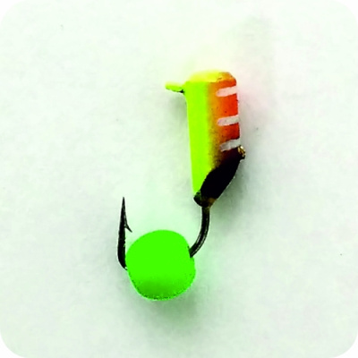 Безнасадка 3 художественный (красн.), неоновый шар, 0,8гр. зеленый