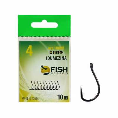 Крючок IDUMEZINA-RING №4 с ушком, покрытие BN (10 шт) Крючок IDUMEZINA-RING №4 с ушком, покрытие BN (10 шт)
