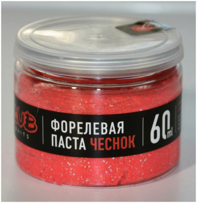 Паста ZUB 60мл Форель "Чеснок" Красная Паста ZUB 60мл Форель "Чеснок" Красная