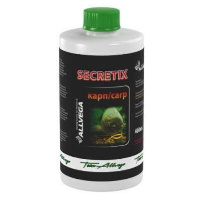 Ароматизатор жидкий ALLVEGA "Secretix Carp" 460мл (КАРП) Ароматизатор жидкий ALLVEGA "Secretix Carp" 460мл (КАРП)
