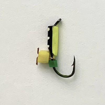 Столбик Сырный кубик 2,0 мм подвесной ЧЕРНО-ЖЕЛТЫЙ