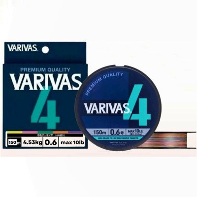 Плетеный шнур VARIVAS PE 4 150m 0.6 Marking Плетеный шнур VARIVAS PE 4 150m 0.6 Marking