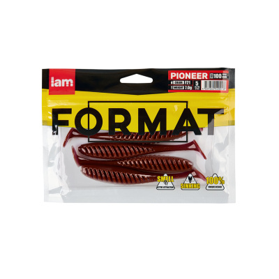 Силиконовая приманка FORMAT PIONEER 100mm (5шт.) цвет F21 Силиконовая приманка FORMAT PIONEER 100mm (5шт.) цвет F21