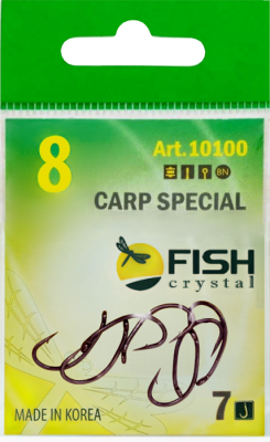 Крючок CARP SPECIAL №8 с ушком, покрытие BN (7 шт) Крючок CARP SPECIAL №8 с ушком, покрытие BN (7 шт)