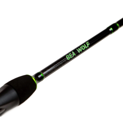 Удилище спиннинговое SEA WOLF 2 секции, полая верш, длина 2.28 м, тест 0.5-5 г новинка