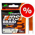 ШНУР ПЛЕТЕНЫЙ INTECH FIRST BRAID PE X8 ORANGE 100M